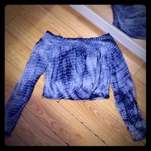 Off the shoulder crop top